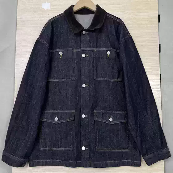 Women's Denim Jacket Lapel Collar Patchwork Spring Autumn New Vintage Loose Casual Versatile Jacket Top
