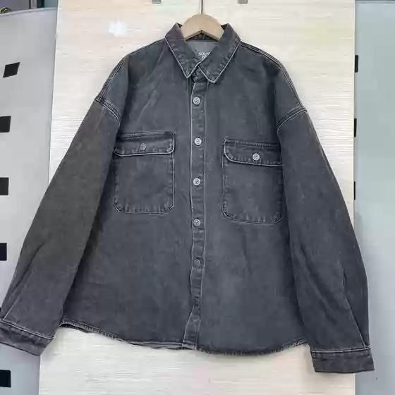 American Retro Washed and Distressed Denim Jacket for Men and Women, New Spring and Autumn Style, Loose Casual Versatile Jacket Top