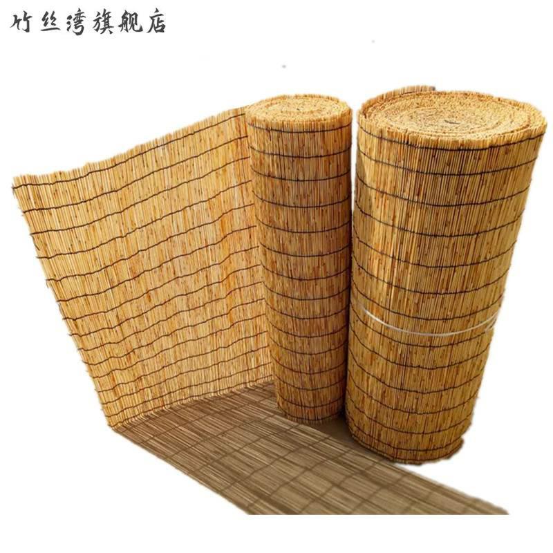 61K3精编原色芦苇帘大卷30米墙面装饰遮阳帘店铺装修农家乐阳光房