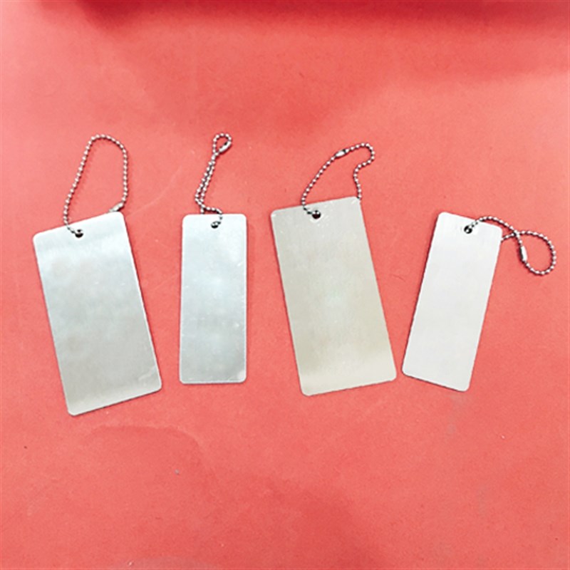 现货不锈钢机器铭牌金属空白标识牌编号标识牌空白挂牌设备阀门