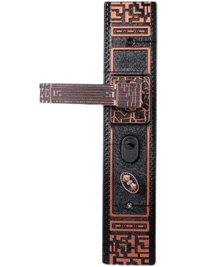 防盗门把手铝合金防撬 黑色款短款厂家直销精品大门拉手通用235mm