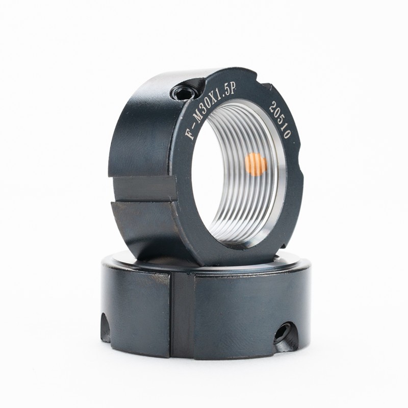 锁紧螺母F-M70*1.5/2.0滚珠丝杠自锁止退丝母机床锁母圆螺帽防松