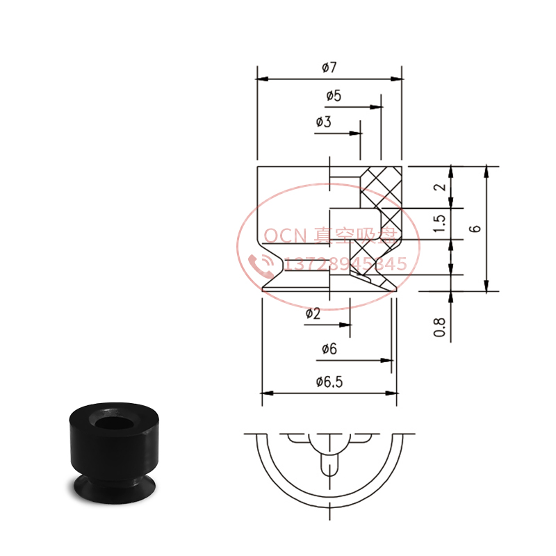 ZP3-04/06/08/10/13/16UMN/UMS/GS新型真空吸盘机械手工业吸盘