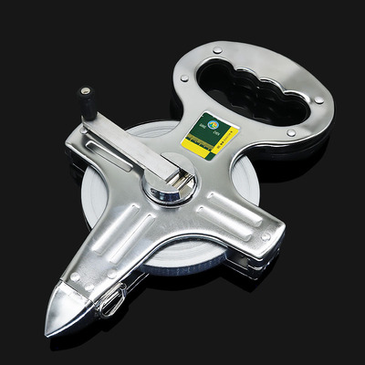 大卷尺50米30m钢架子尺100米钢卷尺长米尺软尺建筑工程测量手提尺