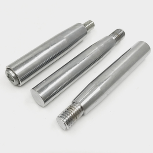 转动手柄机床手轮固定摇把镀铬穿心活动单头丝螺杆长套M6M8M10M12
