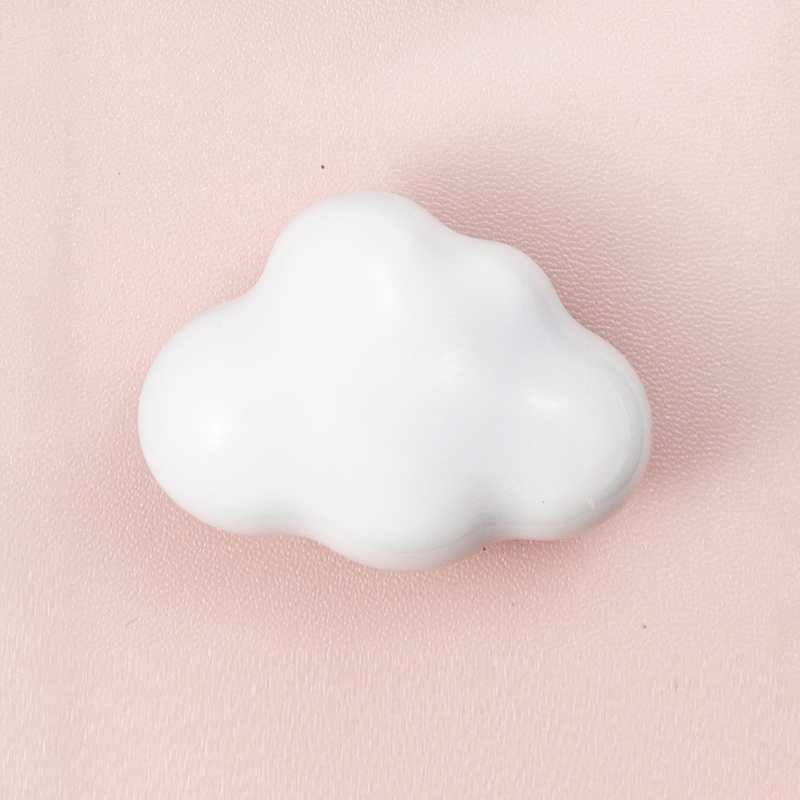 儿童房衣柜门拉手云朵家具橱柜子抽屉单孔卡通可爱小把手现代简约