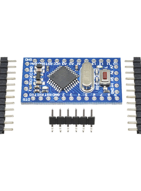ATMEGA168P芯片 pro mini 插件晶振版  电子积木 5V/16M  蓝板