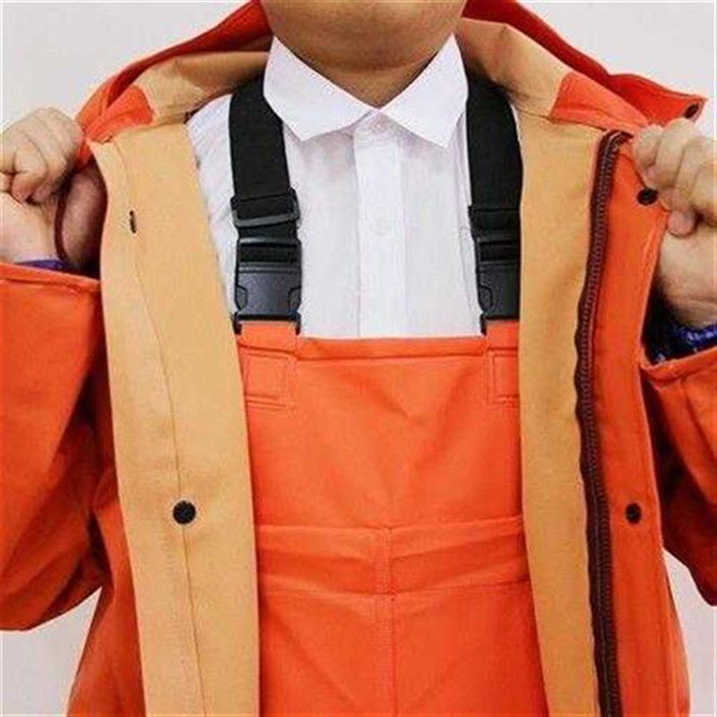 背带雨衣半身连体雨裤下水裤耐油耐磨养殖服水产X服套装加厚