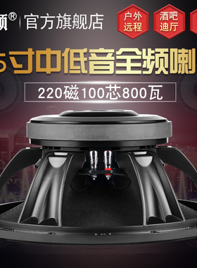 雷顿15寸低音喇叭220磁100芯800瓦全频大功率单双十五音箱重低音