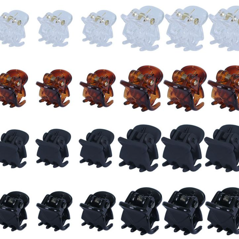 黑色迷你1.0小抓夹女侧边刘海夹1.5小发夹儿童碎发编发卡网红饰品