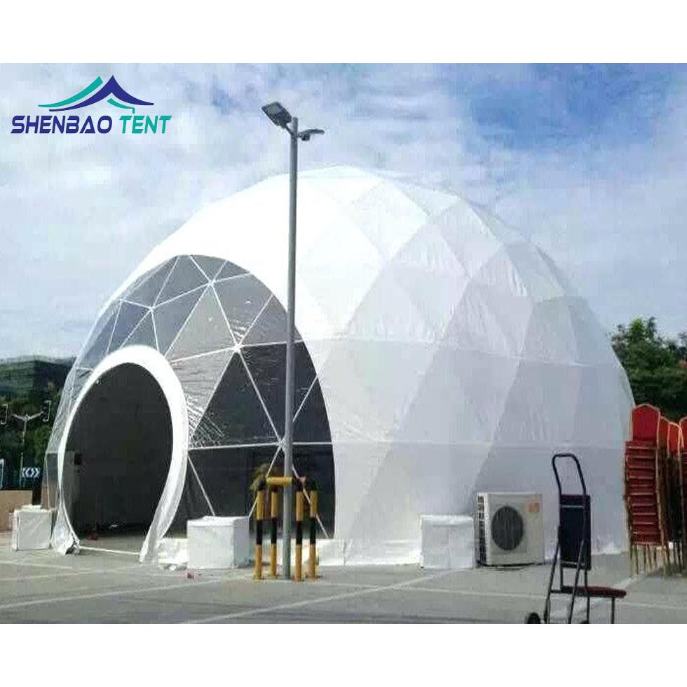 广告动户外圆576形顶活帐效篷投 影幕布果好圆门球形活动帐篷