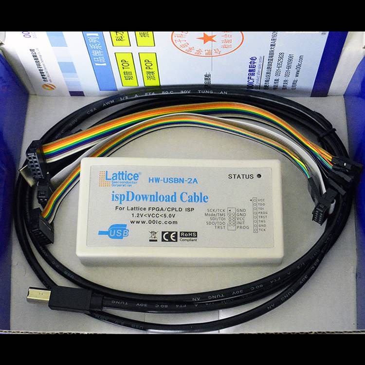 lattice下载线HW-USBN-2AispdownloadCPLD/FPGA编程仿真烧录器