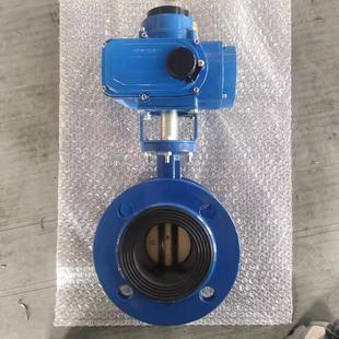 家天津D9蝶41X 16自来水软蝶阀 智能调厂节密封D941X 电动法兰阀