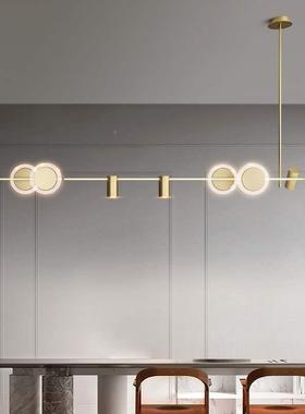 餐厅吊灯欧约个性简后现代轻奢前台吧台一北字房样板LEDSS-D7564