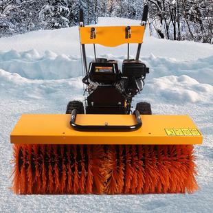 户外多功能手扬雪机大棚扫雪机用型扫雪车园推广公场铲雪设备除雪