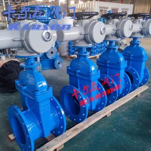 水理大口处径 1016Q球墨铸铁法兰污 电动软密封闸Z 10945X Z945X