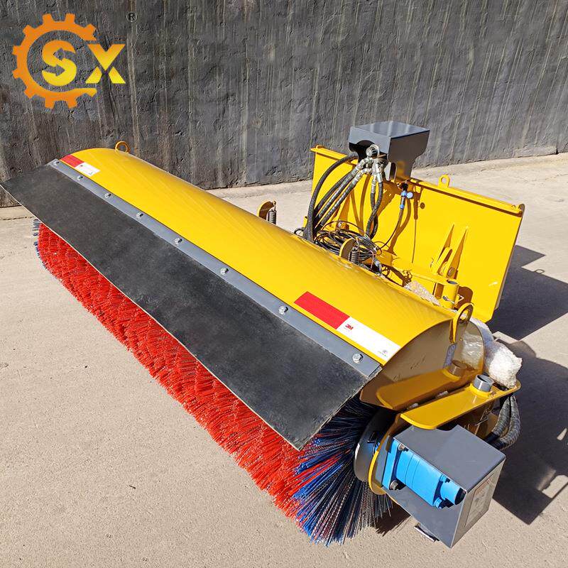 除政雪滚刷机路CUT面路雪扫设备市道公路清雪铲车大型车载式扫雪