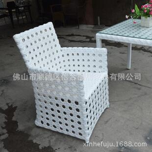 PE藤编045织椅藤椅几茶三件仿套 内阳台桌椅休闲户外藤编家室具