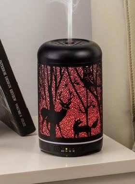 M250L小鹿黑色金属香薰 AAJ氛器围小夜灯家用加湿 精油扩香机机