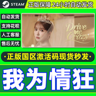 Steam正版 Drive CDKey PC中文正版 國(guó)區(qū)激活碼 我為情狂 Crazy