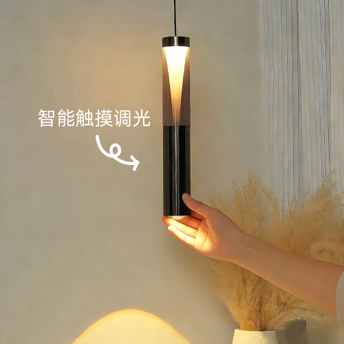 床头吊灯升降触摸创意月球现代意式轻奢玄关声控感应主卧室吊线灯