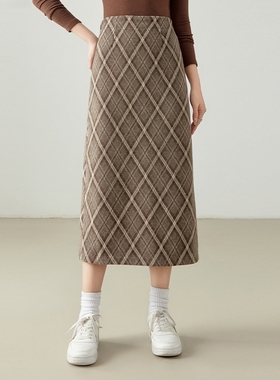 DPY设计师款优雅风格半身裙DPYS04B2C9009QN春秋