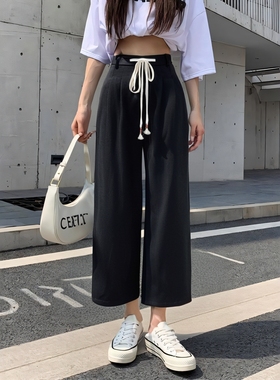 SJJ设计师款宽松抽绳卫裤SJJQ043DJAJ2K93秋