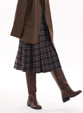 SJJ设计师款优雅半身裙A字裙SJJS043DJAJ1Q93春