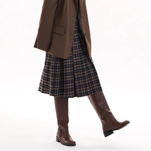 SJJ设计师款 优雅半身裙A字裙SJJS043DJAJ1Q93春