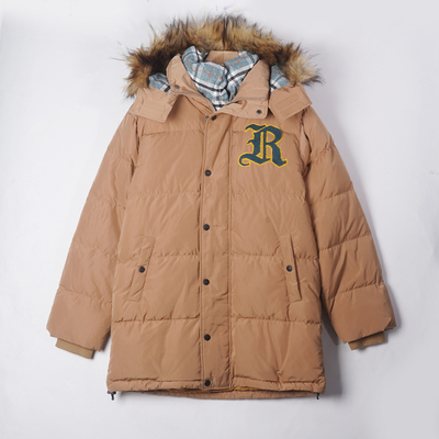 REPLAY意大利轻奢奥莱撤柜刺绣加厚羽绒外套中性款021M1OW09-019