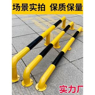 道路停车桩U型m型防护栏杆钢管挡车器厂房钢管阻车挡车器防撞护栏
