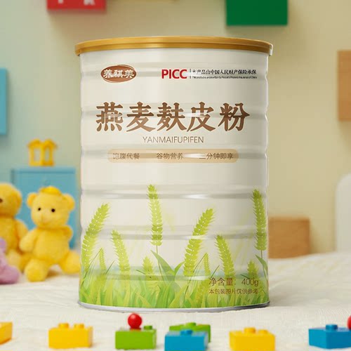 燕麦麸皮500g罐装无添加糖