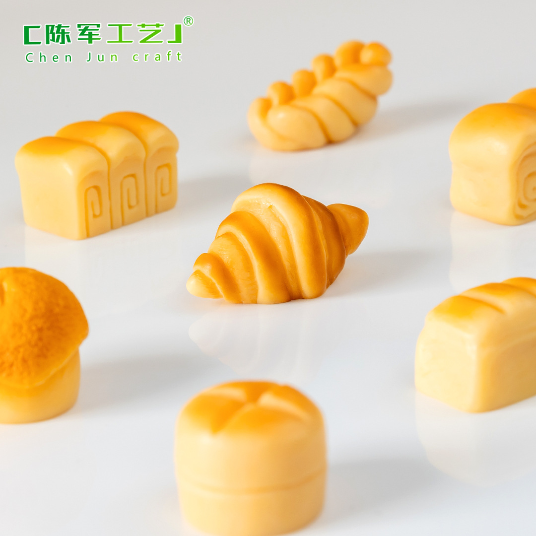 来样可加工微景观创意仿真食玩小面包 DIY装饰品盲袋配件发夹迷你