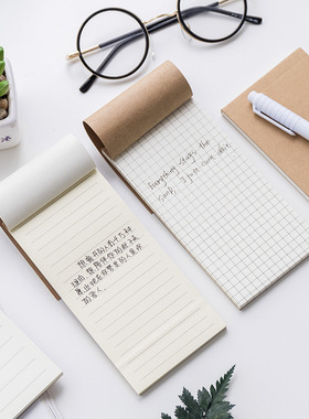 薄利多销韩国创意文具可撕实用便签本牛皮纸便携记事小本子TODO计