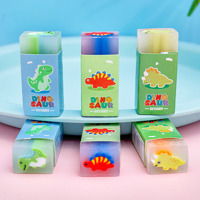 迪辰橡皮薄利多销卡通小恐龙橡