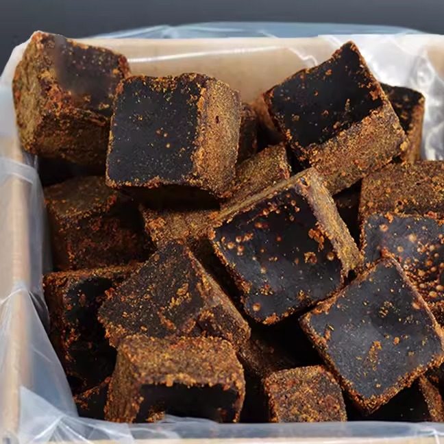 甘暖方块纯正散装广西甘蔗土黑糖月子姨妈手工原味小块老红糖奶茶