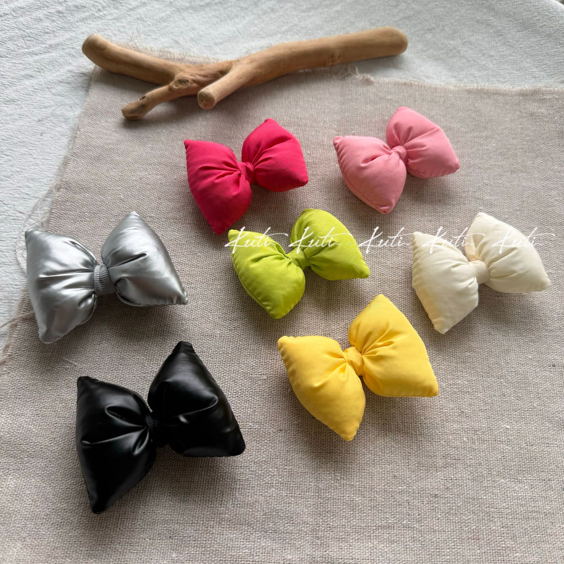 纯色蝴蝶结潮服潮袜潮鞋洞洞鞋拖鞋饰品玩偶公仔钥匙扣挂件材料