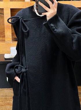 大衣女秋冬法式复古赫本