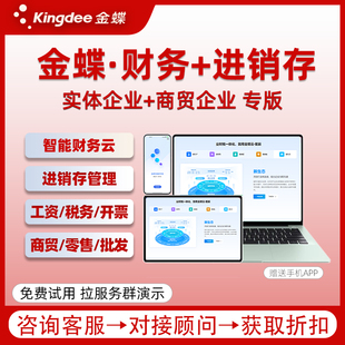 金蝶云星辰专业版 进销存生产委外管理零售订货erp记账财务软件