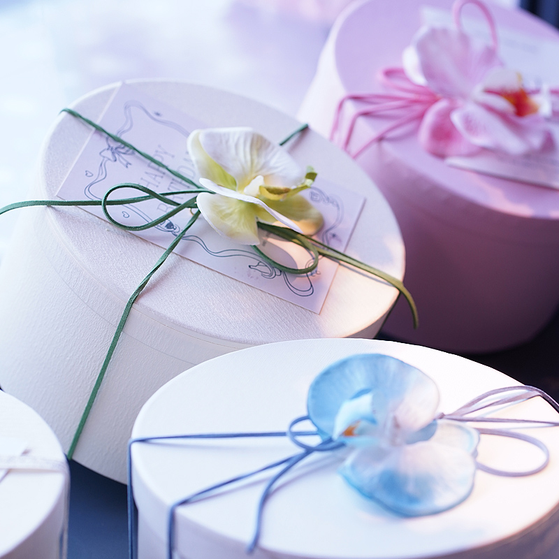 圆形宝宝满月伴手礼盒