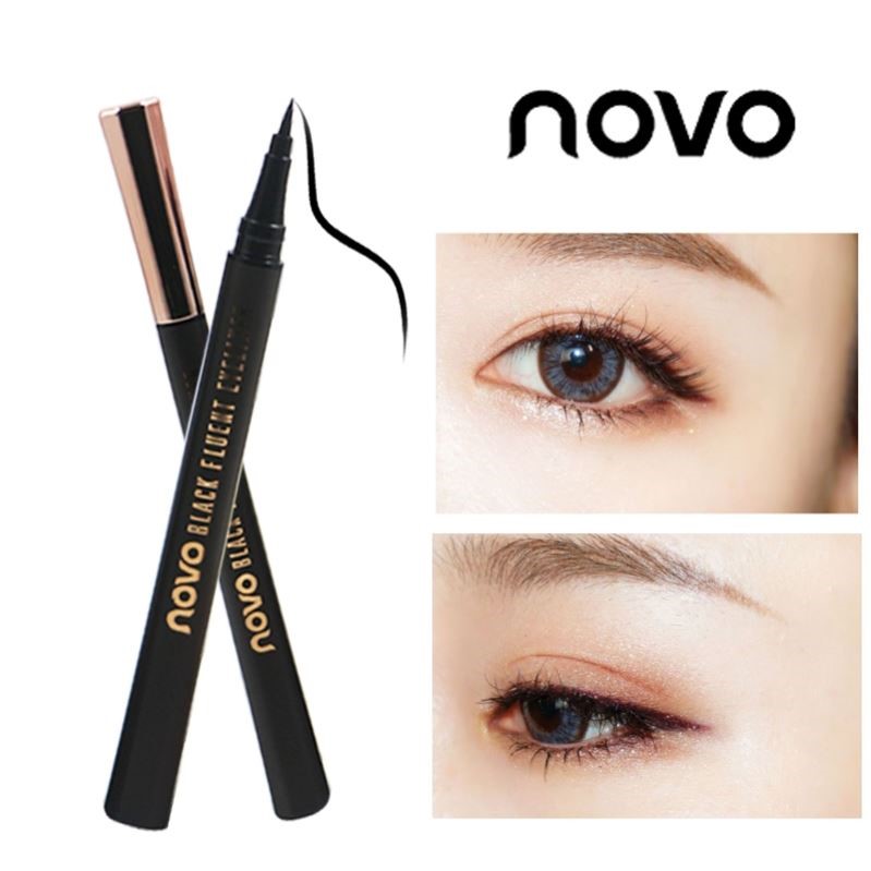 novo眼线笔 防水速干持久不晕染 初学者大眼定妆眼线液笔