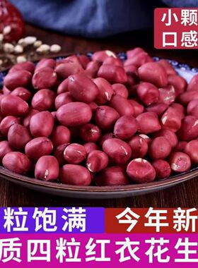 农家小粒红皮花生米农家小粒