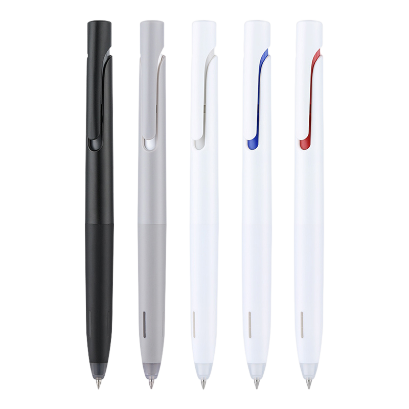 【第一卫】日本zebra斑马中性笔blen减振防震笔速干JJZ66高颜值白杆水笔0.5限定款按动减震笔JNC笔芯黑笔0.38