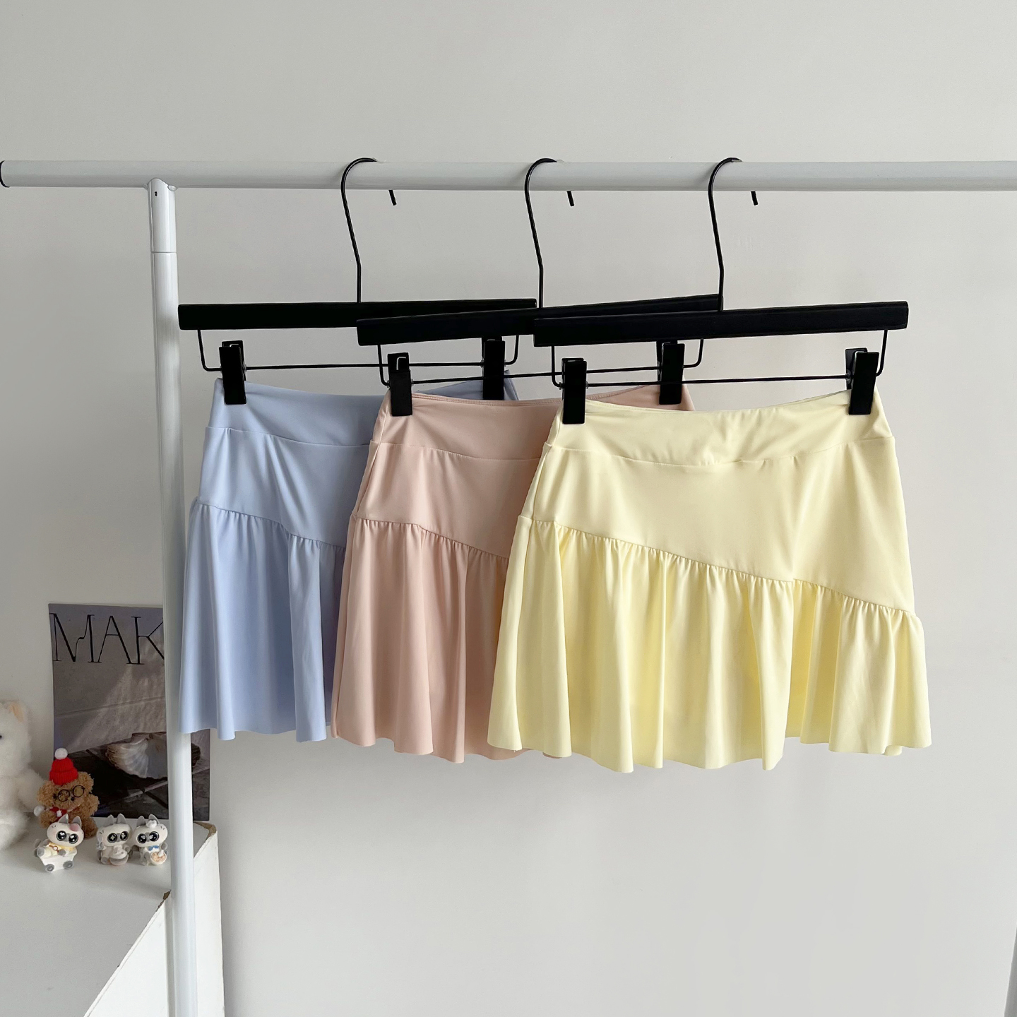 高颜值运动网球短裙女夏防走光瑜伽健身半身裙高腰显瘦跑步速干裙