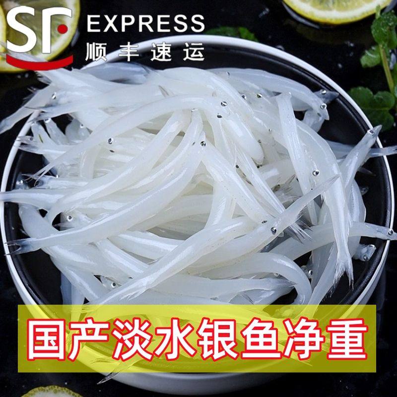 【顺丰包邮】淡水银鱼新鲜冷冻面条鱼白饭鱼孕妇宝宝辅食大小银鱼