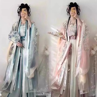 宋制漢服女出租對(duì)襟齊腰顯瘦超仙百褶裙運(yùn)動(dòng)會(huì)元 旦年會(huì)演出服租賃