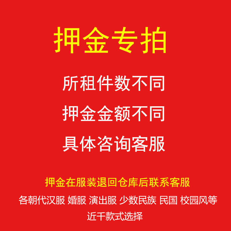 【定金】十三生石汉服押金专拍链接