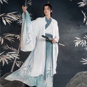 男汉服出租男士古装公子男生飘逸中国风仙气超仙毕业拍照演出走秀