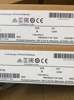 AB1756-IM16I 输入模块，ControlLogix，交流数字16点 1756IM16I