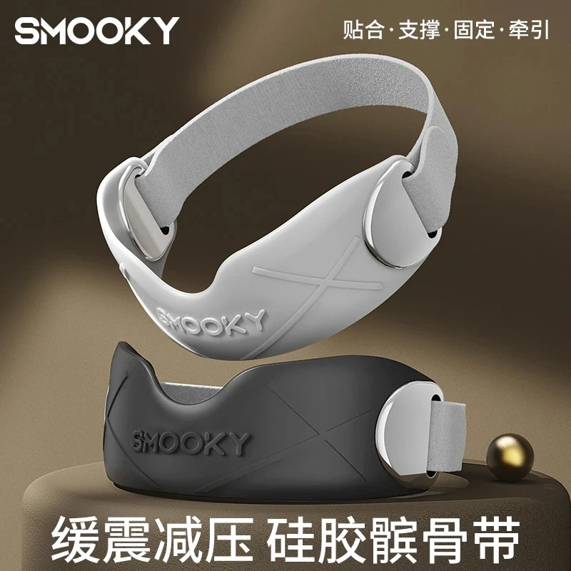 SMOOKY缓震减压硅胶髌骨带男女膝关节损伤专业篮球羽毛球运动护膝